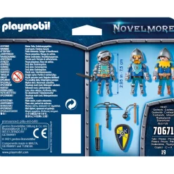 3 Chevaliers Novelmore Playmobil Novelmore 70671