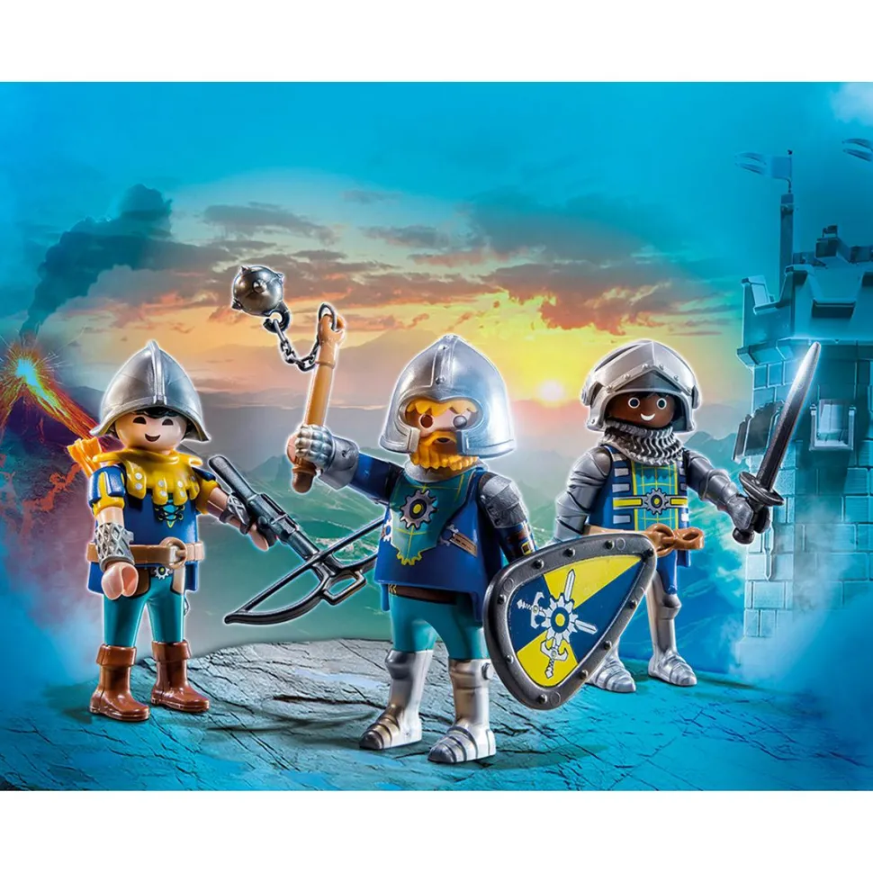3 Chevaliers Novelmore Playmobil Novelmore 70671