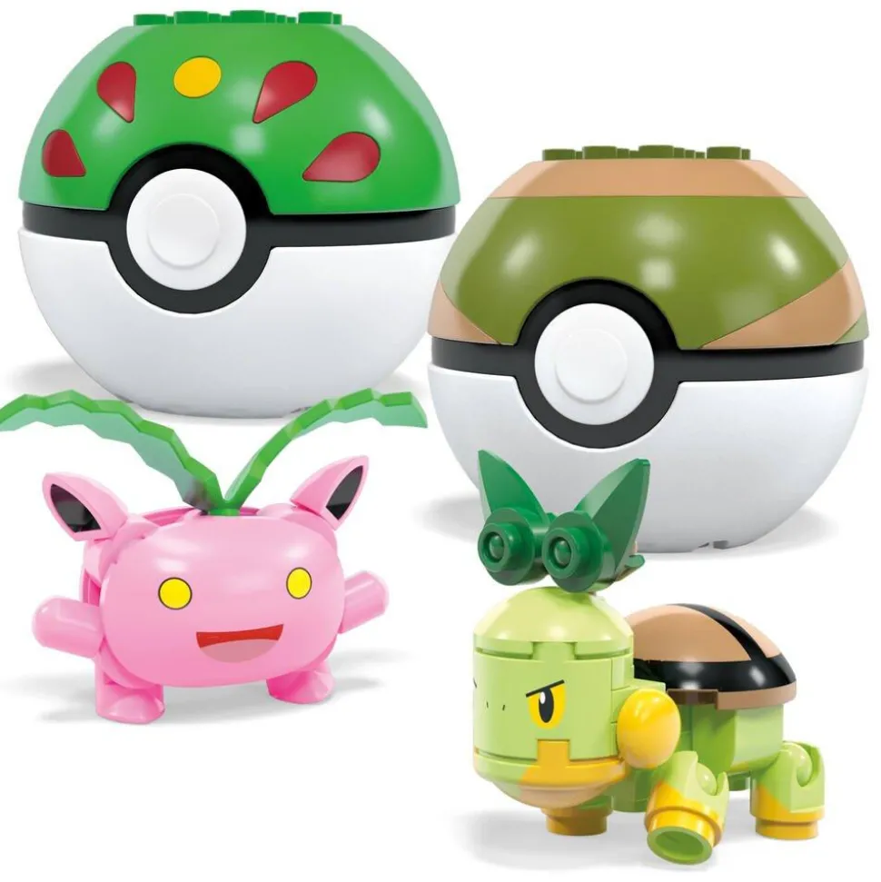 4 POKEMON PLANTE A CONSTRUIRE - MEGA