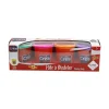 4 pots de pâte à modeler couleurs vives