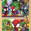 2 Puzzles Disney De 25 Pièces En Bois Spidey Et Hi