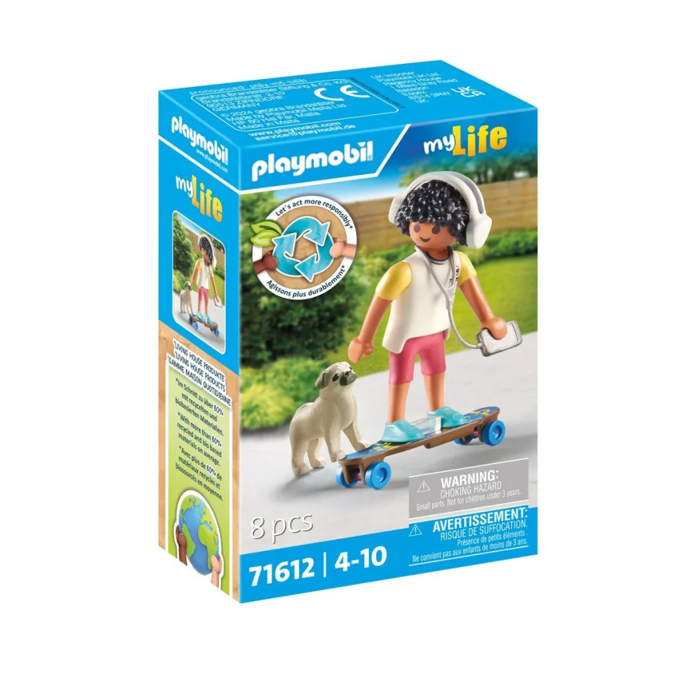 Adolescent avec chien Playmobil My Life 71612