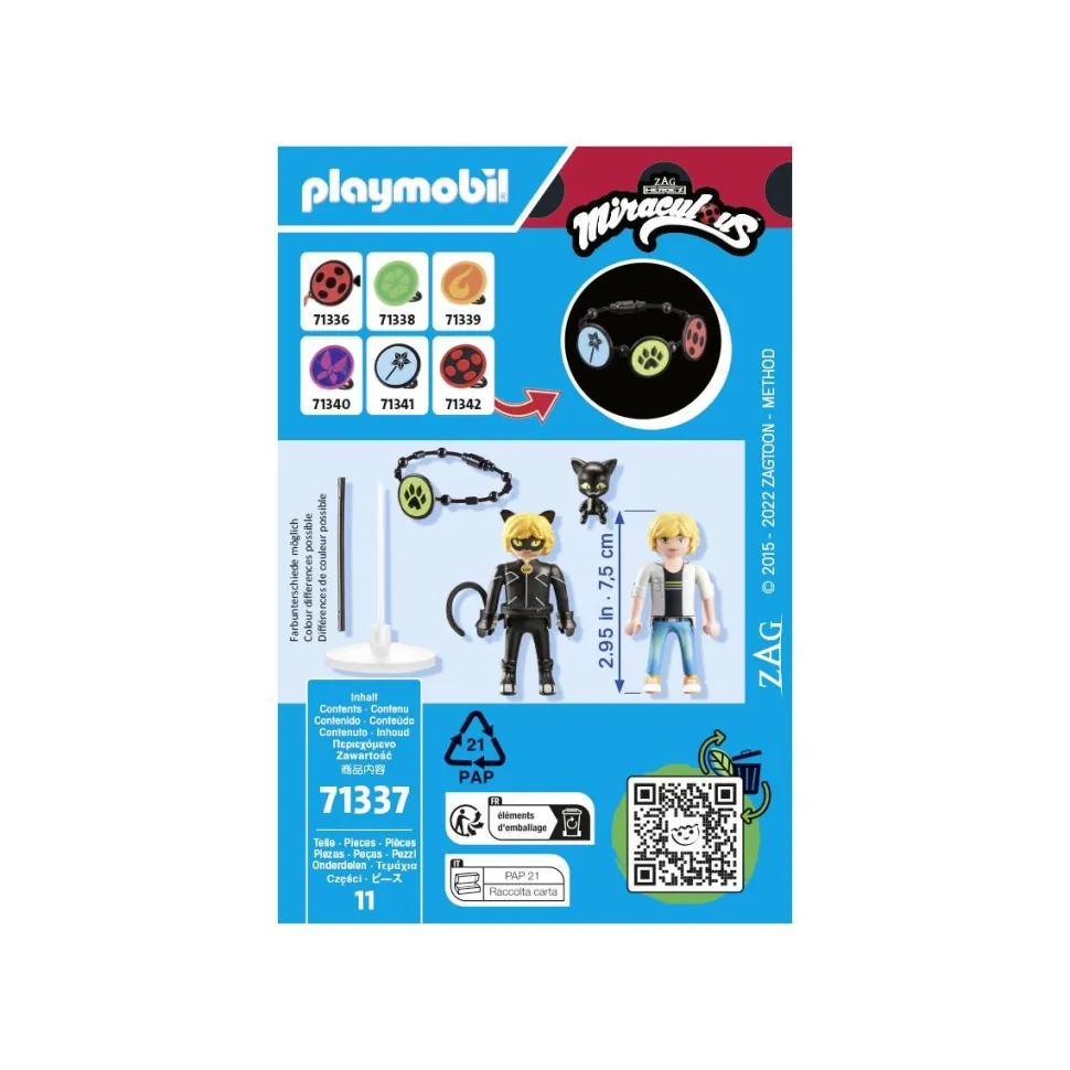 Adrien & Chat Noir - Playmobil Miraculous 71337