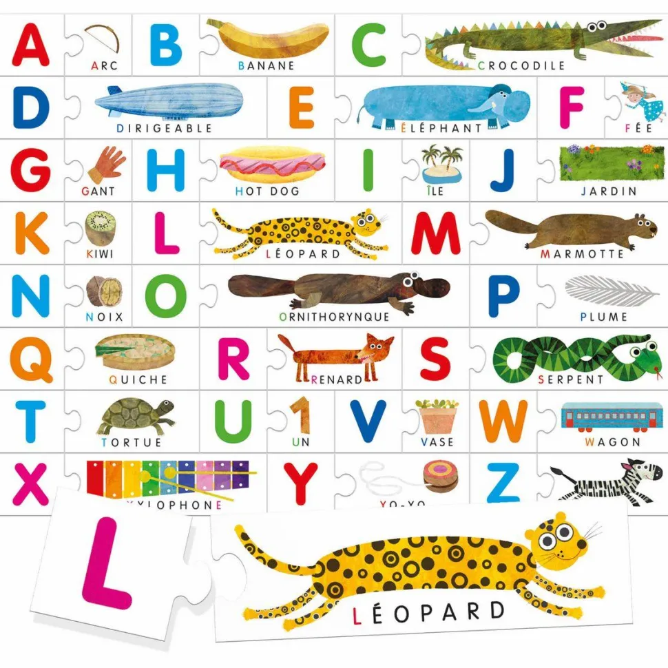 Alphabet tactile Montessori