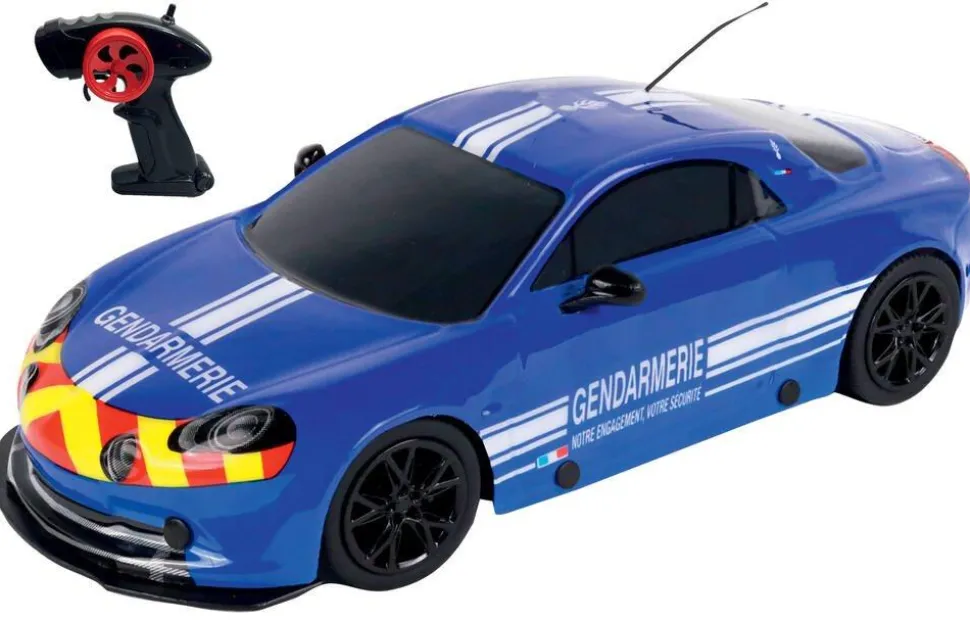 ALPINE RADIOCOMMANDE 1/16 A110 GENDARMERIE 2.4 GHZ 29 CM