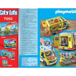 Ambulance avec effets lumineux Playmobil City Life 71202