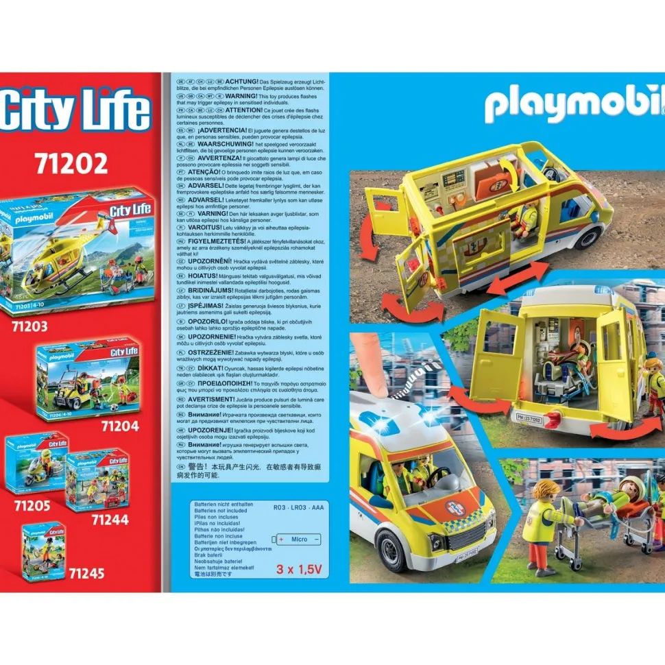 Ambulance avec effets lumineux Playmobil City Life 71202