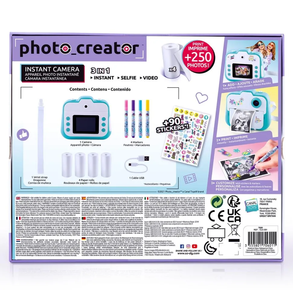 Appareil photo instantané : Photo creator