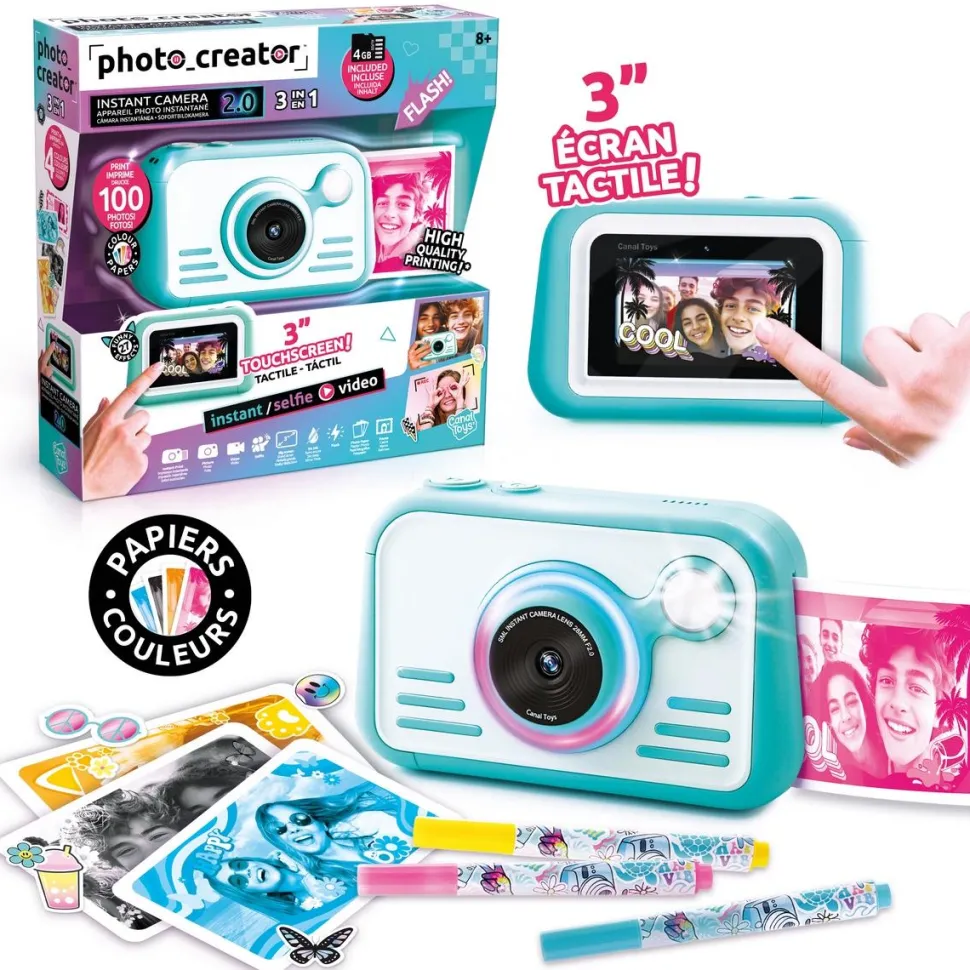 Appareil photo instantané 2.0 - 3 en 1 - Photo creator