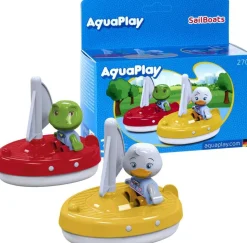 Aquaplay - Ensemble De 2 Bateaux À Voile Avec Figurines
