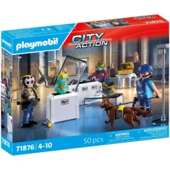 Arrestation de cambrioleurs au musée PLAYMOBIL City action 71876