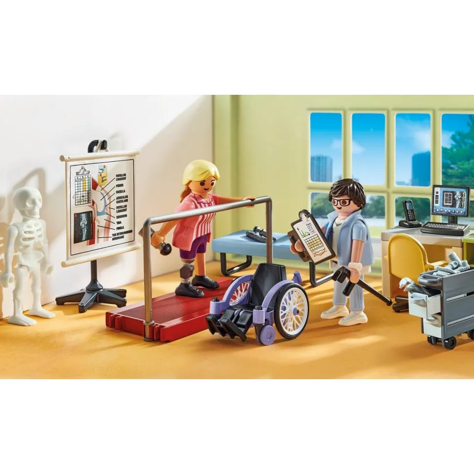 Atelier de kinésithérapie Playmobil Action Heroes 71617