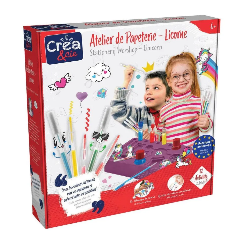 Atelier de papeterie licorne