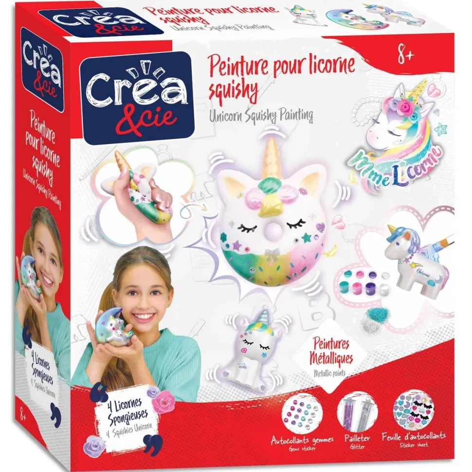 Atelier de peinture - Licorne Squishy - Créa & Cie