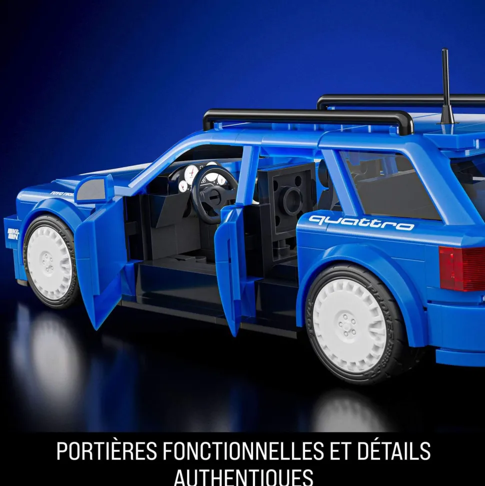 Audi 94 vant RS2 à construire Hot Wheels - Mattel Brick Shop