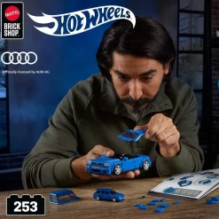 Audi 94 vant RS2 à construire Hot Wheels - Mattel Brick Shop