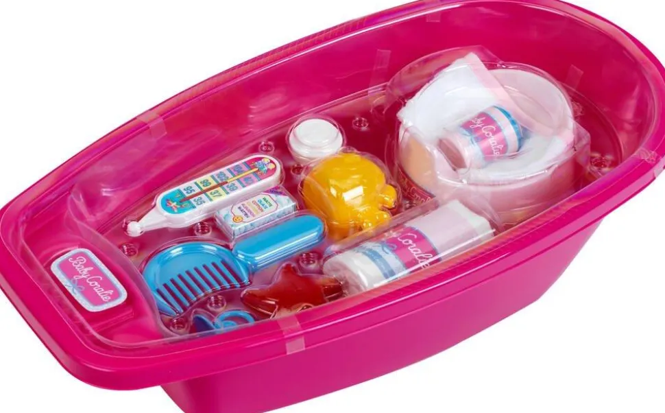 BABY CORALIE - GRANDE BAIGNOIRE AVEC ACCESSOIRES