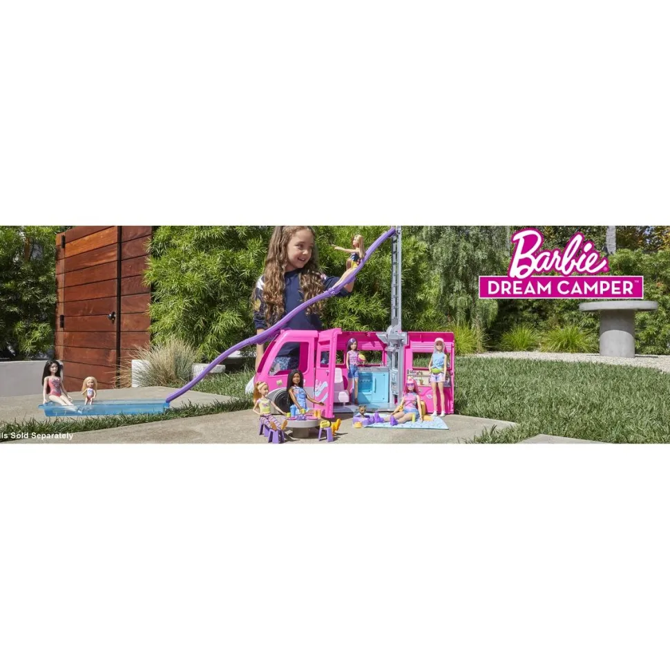 Barbie - Mega Camping Car Transformable