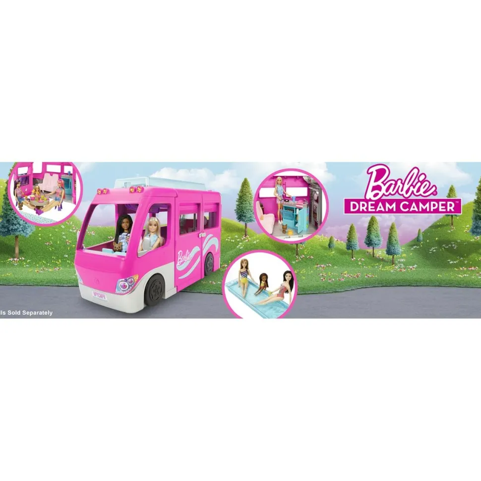Barbie - Mega Camping Car Transformable