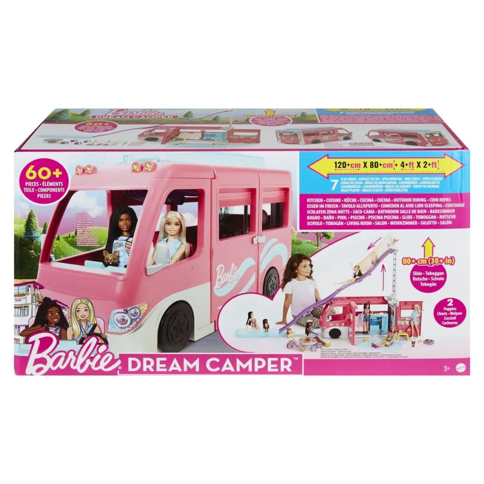 Barbie - Mega Camping Car Transformable