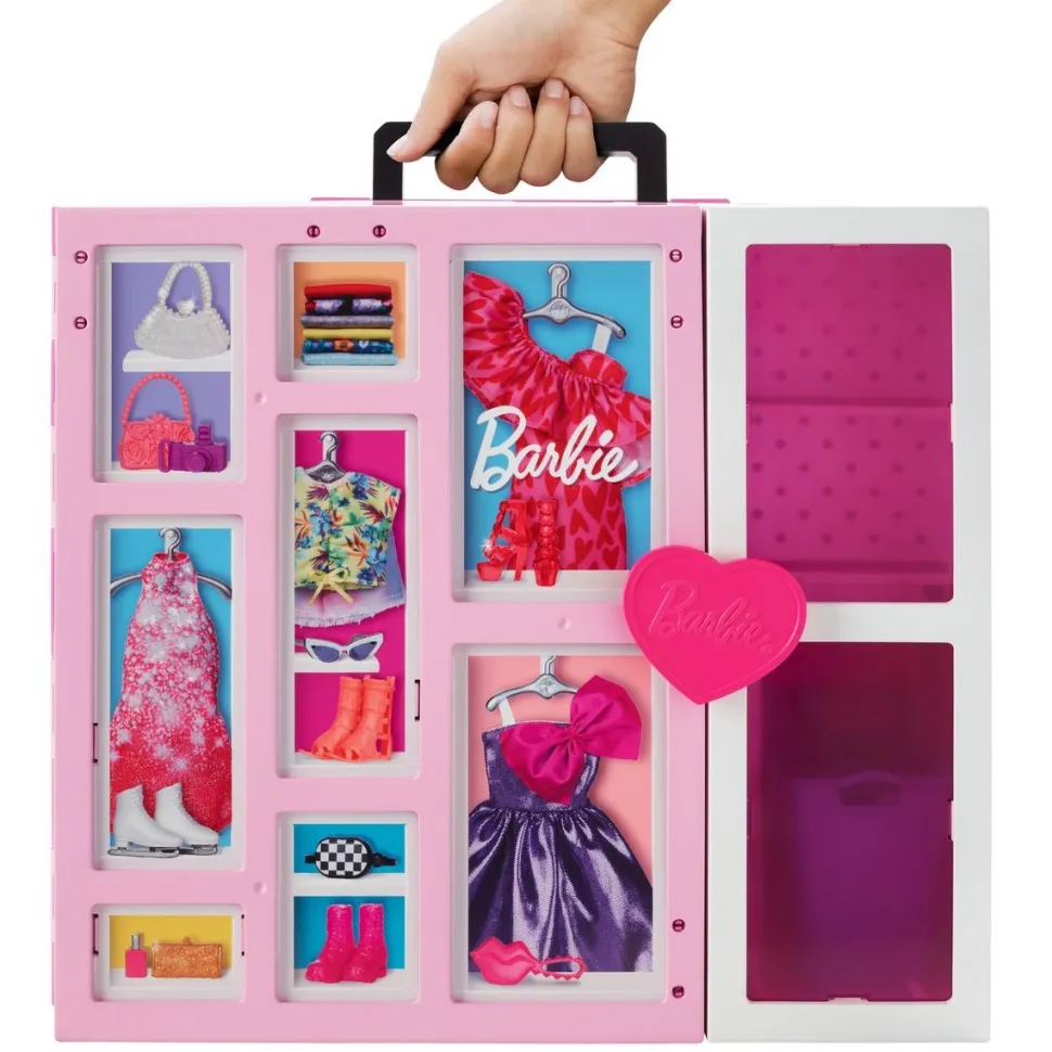 Barbie : Poupée et coffret dressing deluxe