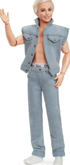 Barbie le film : poupée Ken tenue en jean