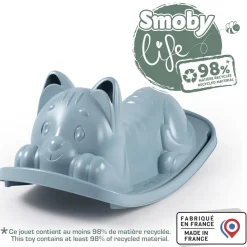 Bascule chat bleu - Smoby Life