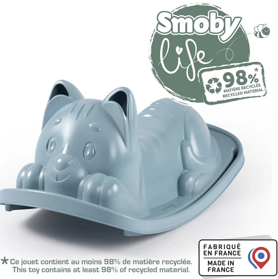 Bascule chat bleu - Smoby Life