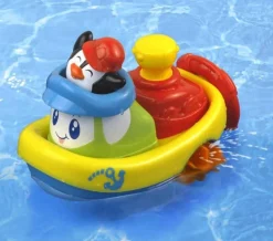 Bateau de bain et capitaine