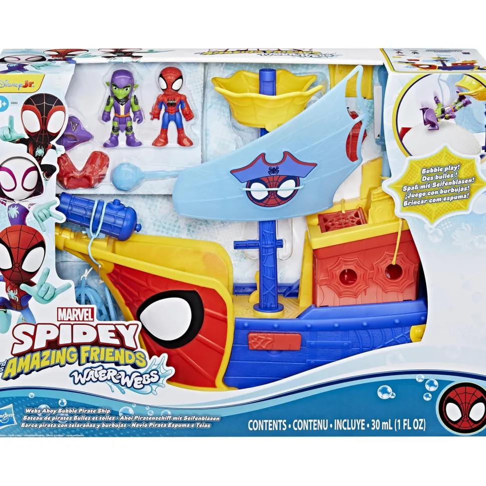 Bateau de pirates à bulles - Spidey Waterwebs