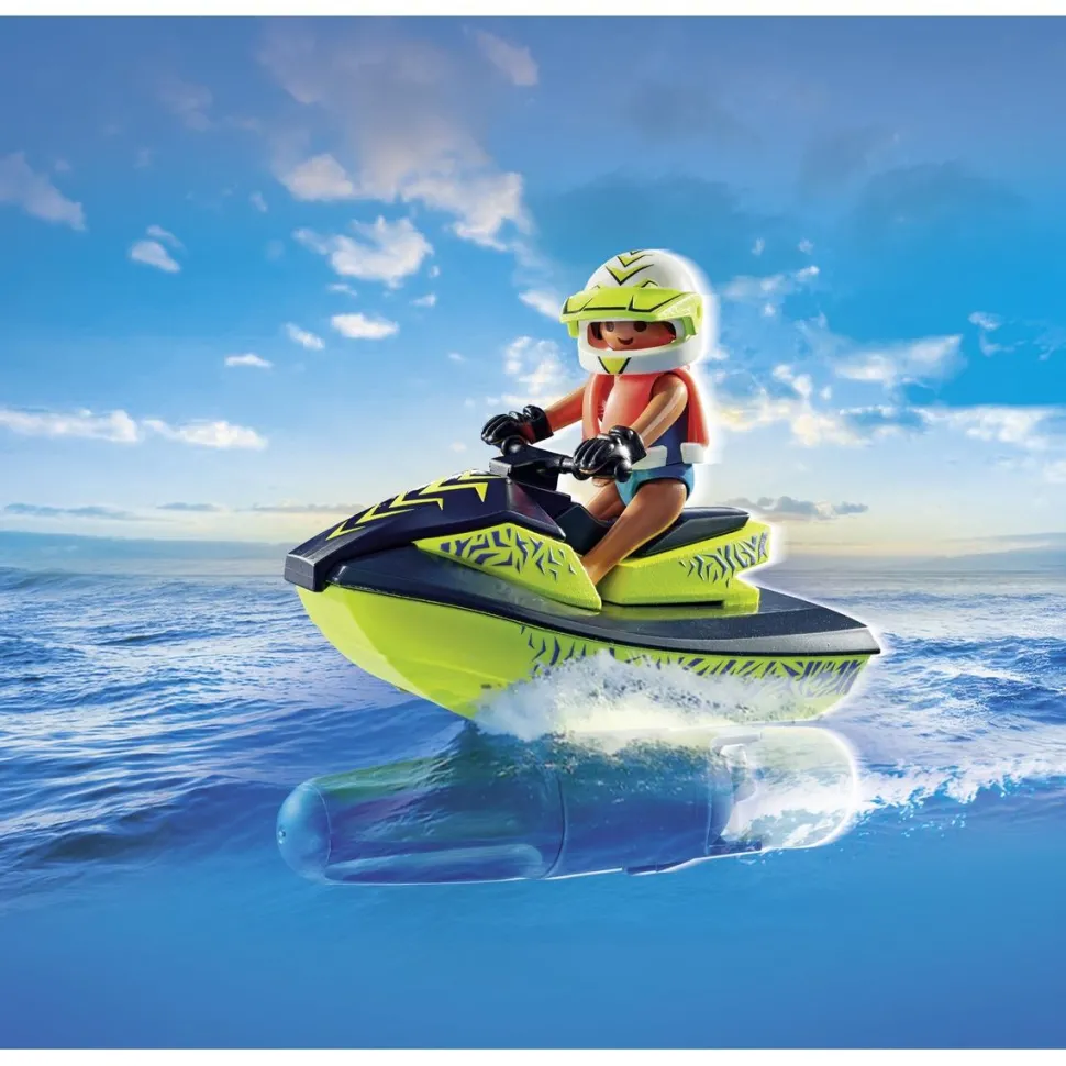 Bateau de pompier et scooter des mers Playmobil Action heroes 71464