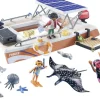 Bateau surveillance des récifs Playmobil Wiltopia 71623