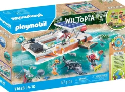 Bateau surveillance des récifs Playmobil Wiltopia 71623