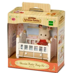 Bébé Lapin chocolat et son lit – Sylvanian Families 2205