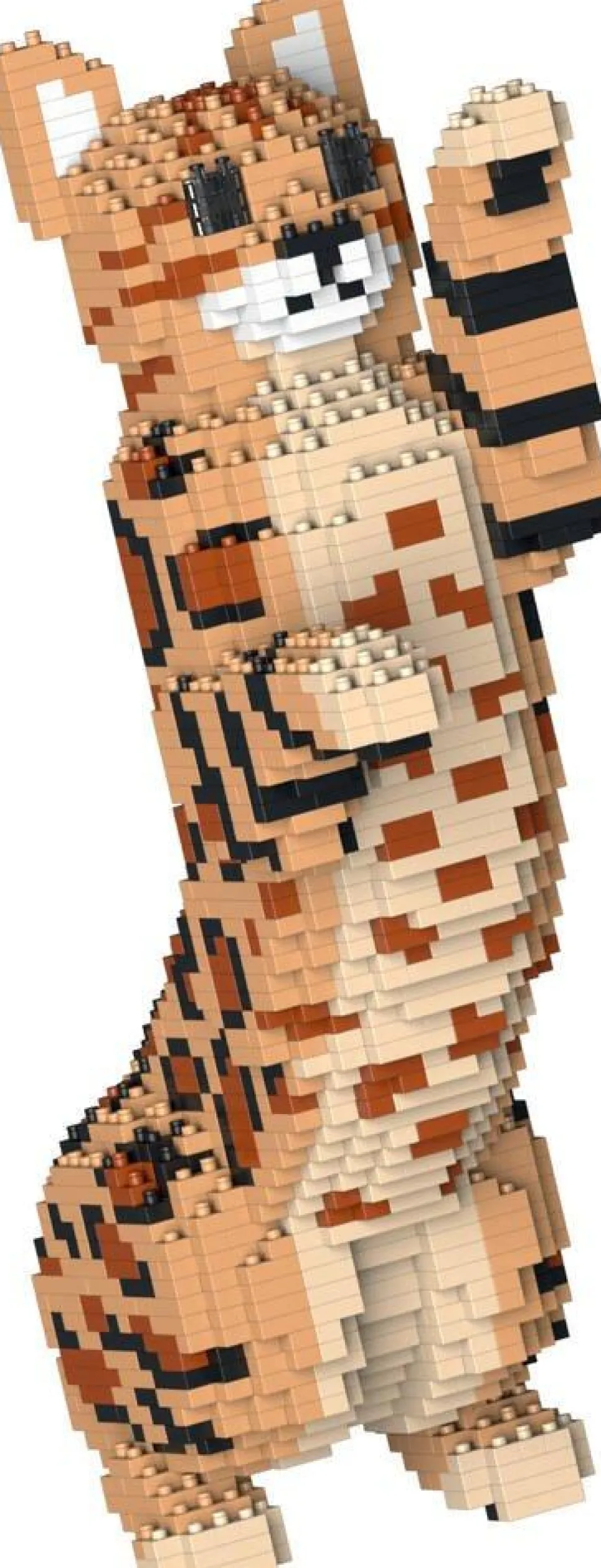Bengal 4 En 1 Brun Bloc de Construction Jekca