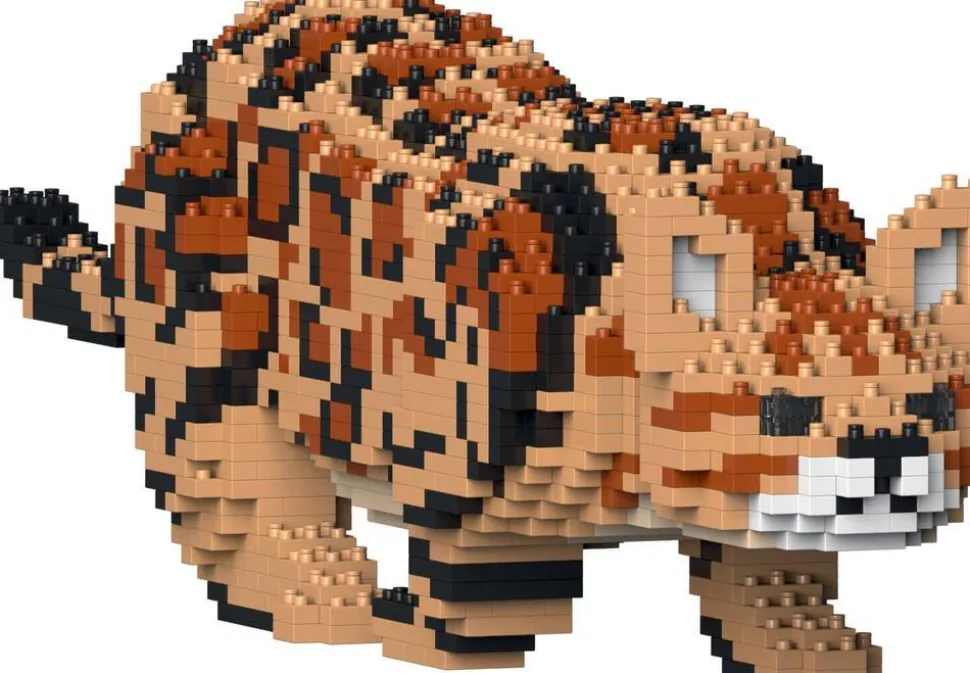Bengal 4 En 1 Brun Bloc de Construction Jekca