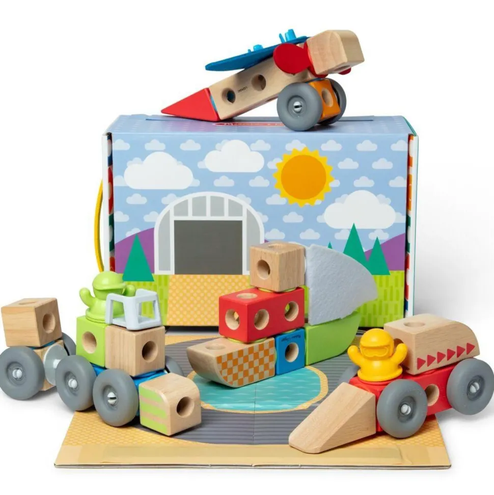 Blockables 54 pièces Les véhicules - Melissa & Doug