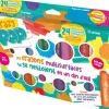 Boite de 24 crayons peinture couleur vive Crazy Pop