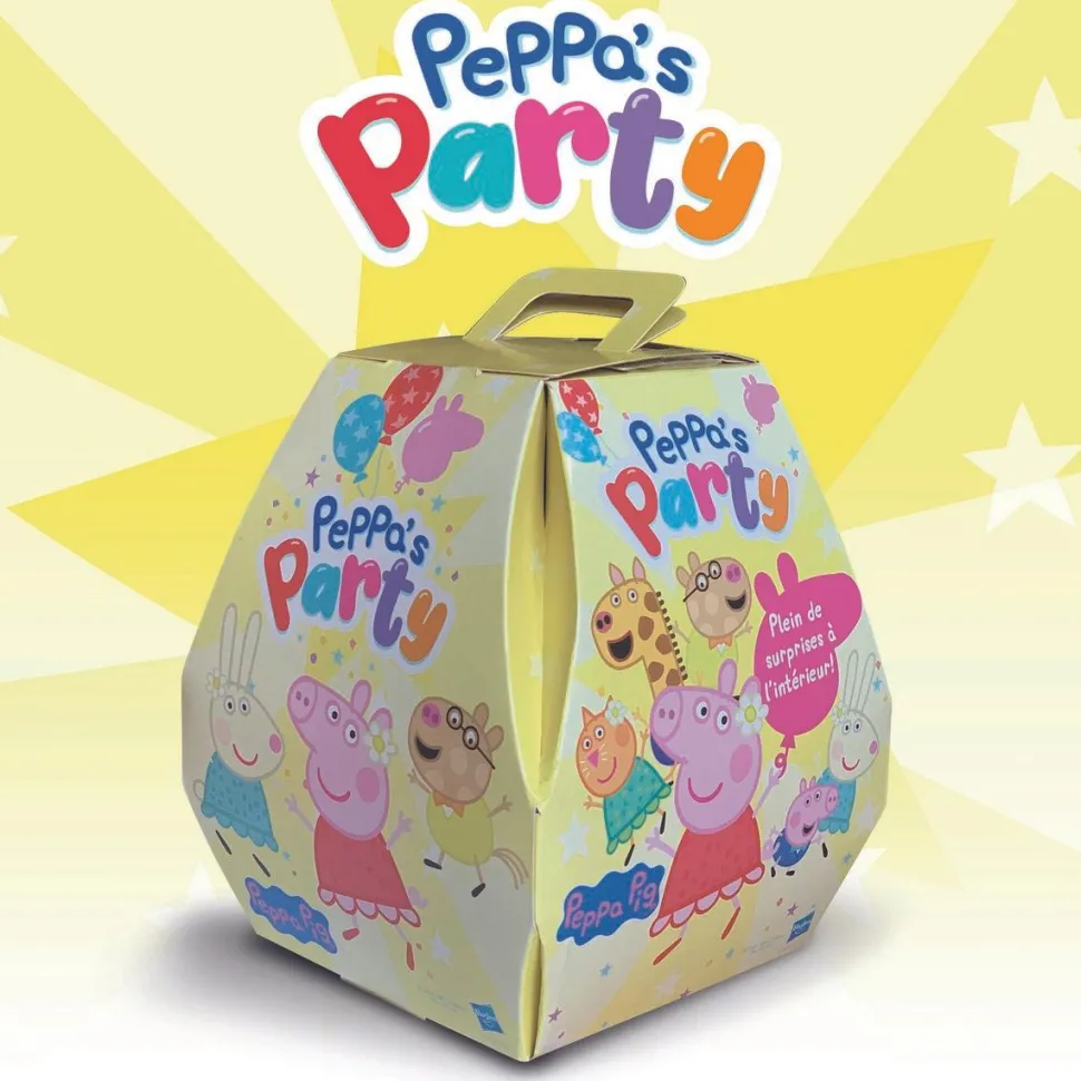 Boite Surprise Peppa Pig avec figurines, stickers et poster