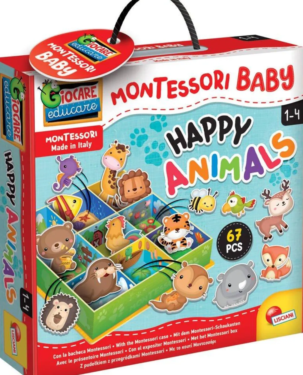 Boîte Montessori Baby Avec 67 Pièces Et Compartiments