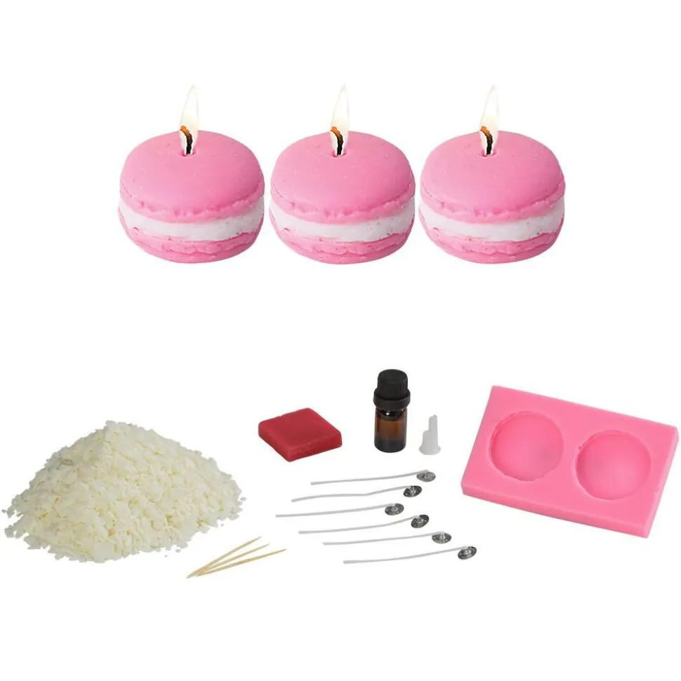 Bougies Macarons Parfumées Crea