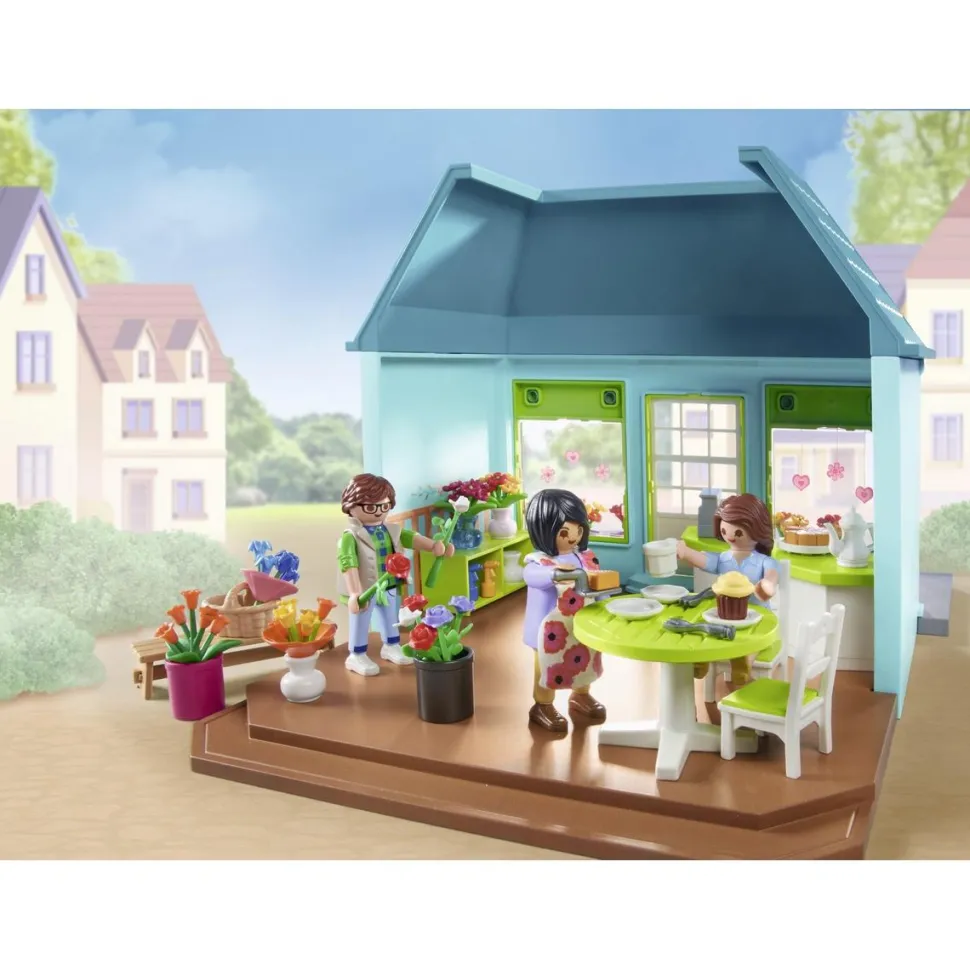 Boutique de fleuriste et salon de thé PLAYMOBIL MY LIFE 71807