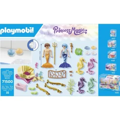 Calèche avec sirènes et hippocampes Playmobil Princess Magic 71500