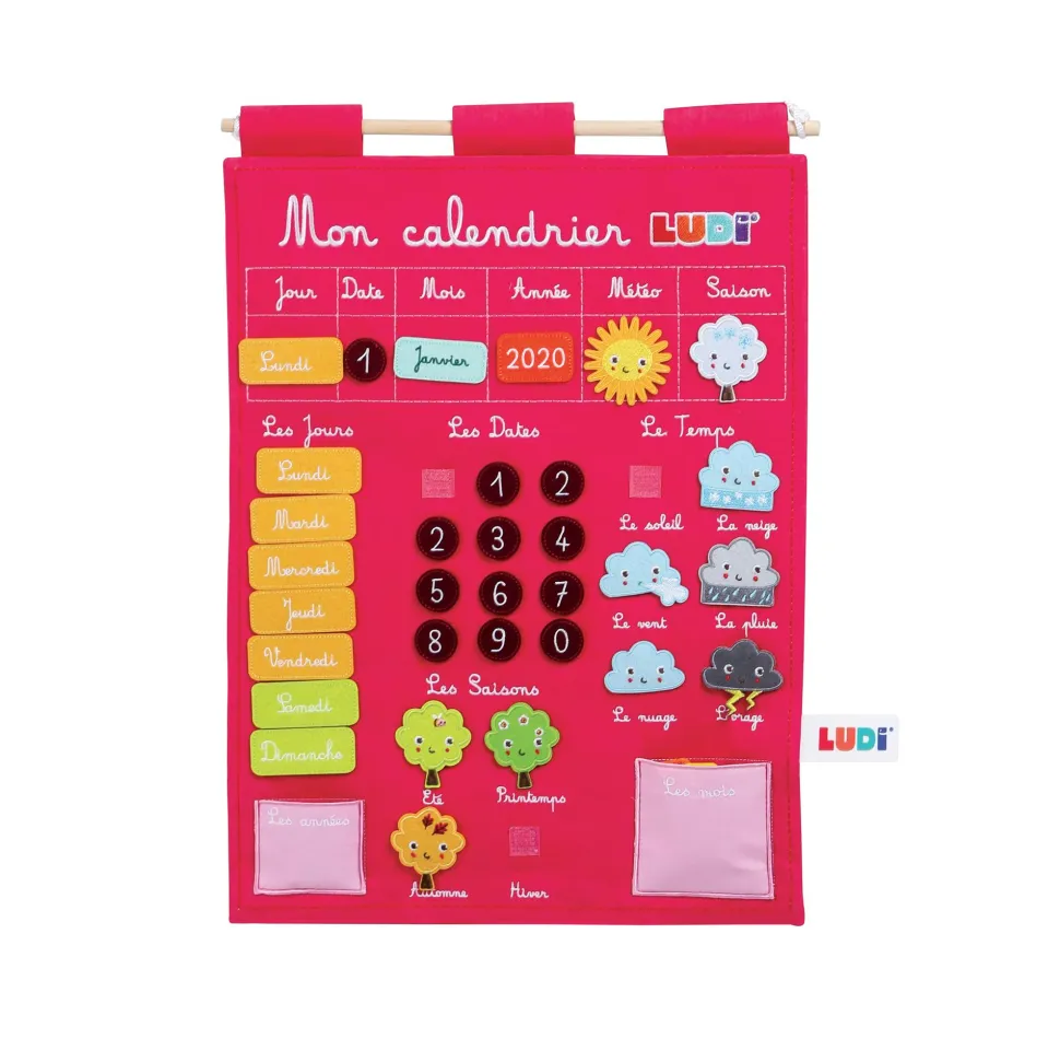 Calendrier Basic rose