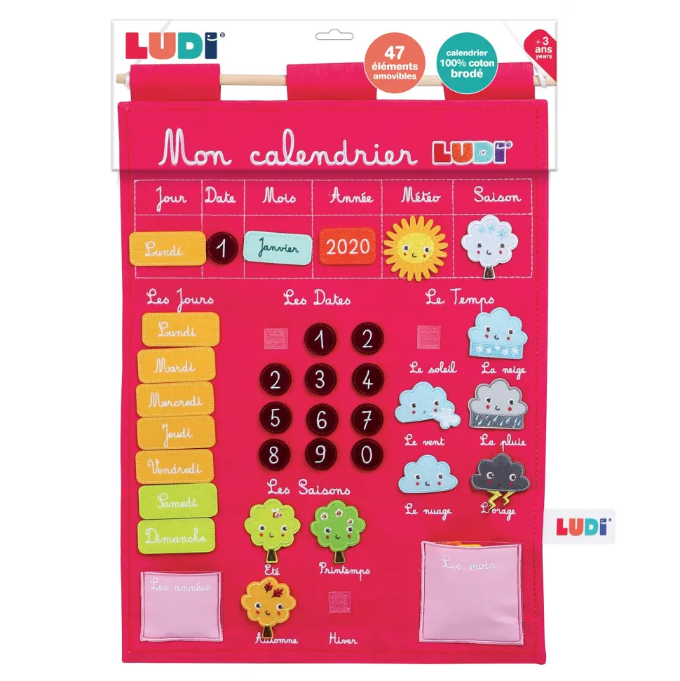 Calendrier Basic rose