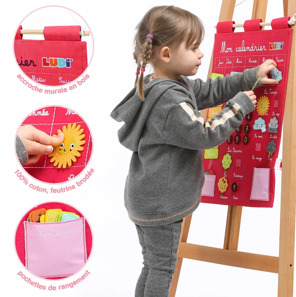 Calendrier Basic rose