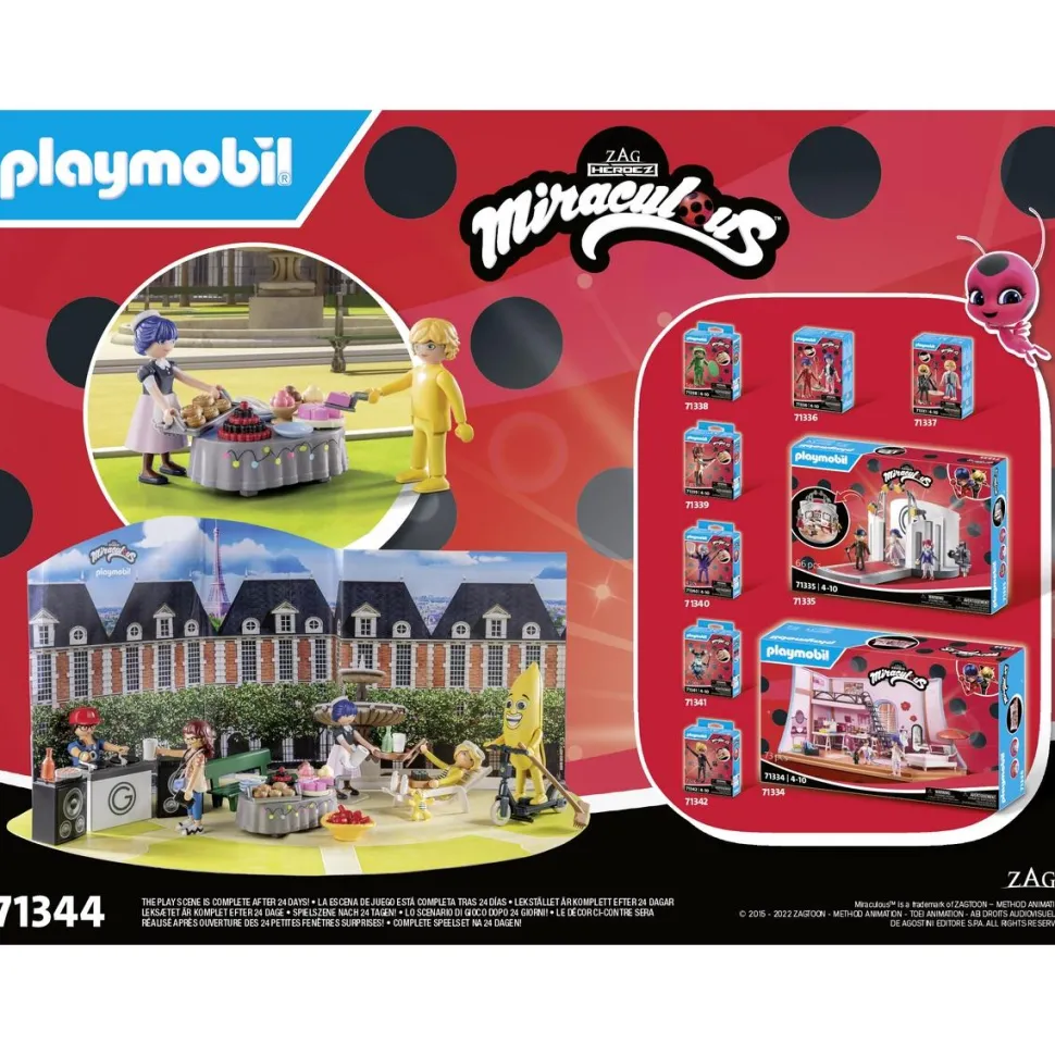 Calendrier de l'Avent Miraculous Pique-nique Paris Playmobil Miraculous 71344