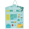 Calendrier mural turquoise