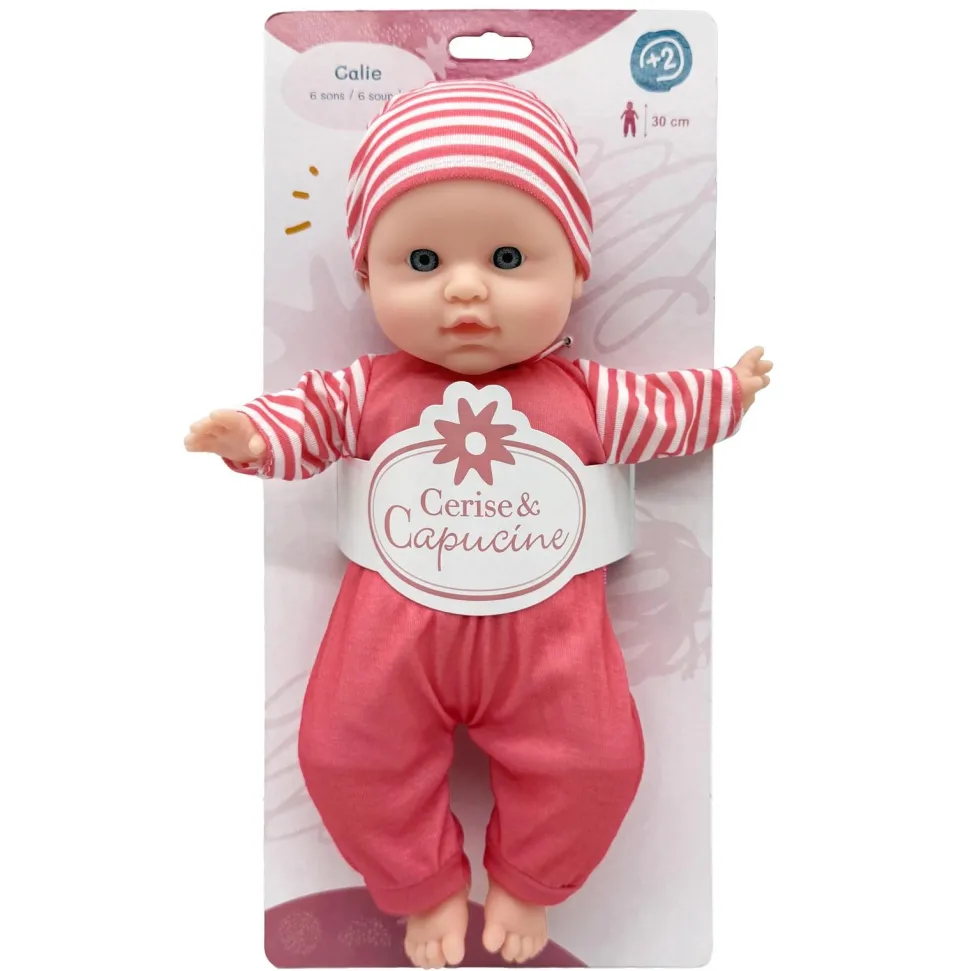 Calie prononce 6 sons - Poupée 30 cm