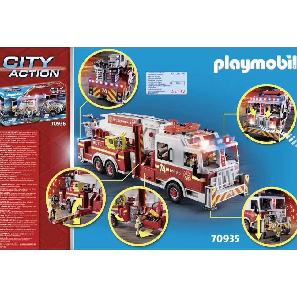Camion de Pompiers Playmobil City Action 70935